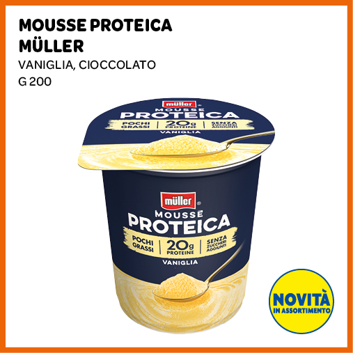 Mousse proteica muller