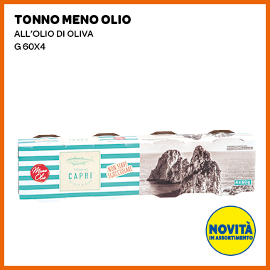 Tonno meno olio