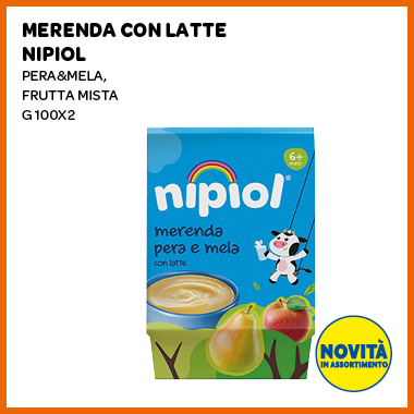 Merenda con latte Nipiol