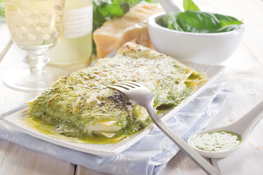 Lasagne pesto e besciamella