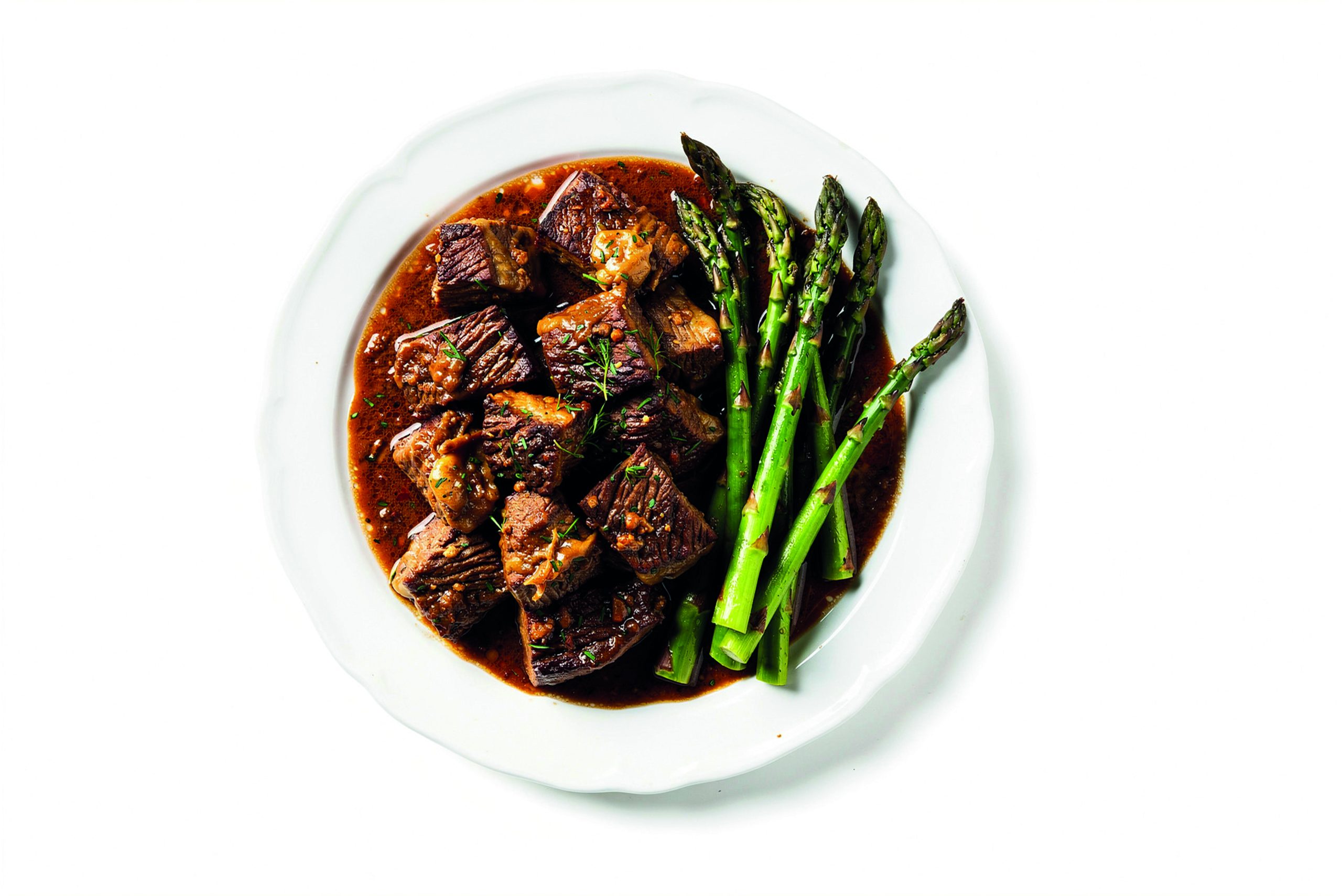 SPEZZATINO CON ASPARAGI
